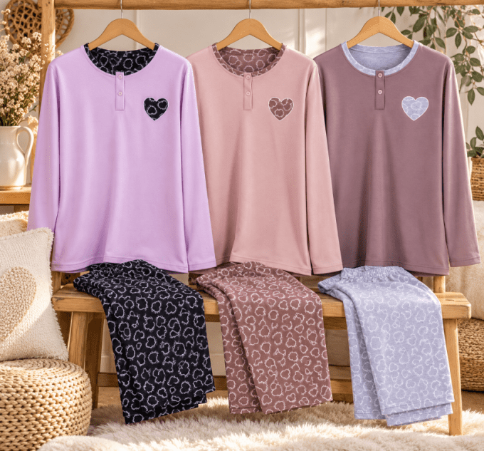 Pyjama petit coeur