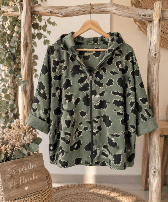 Veste LEOPARD KAKI