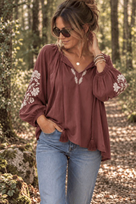 Blouse CHATAIGNE