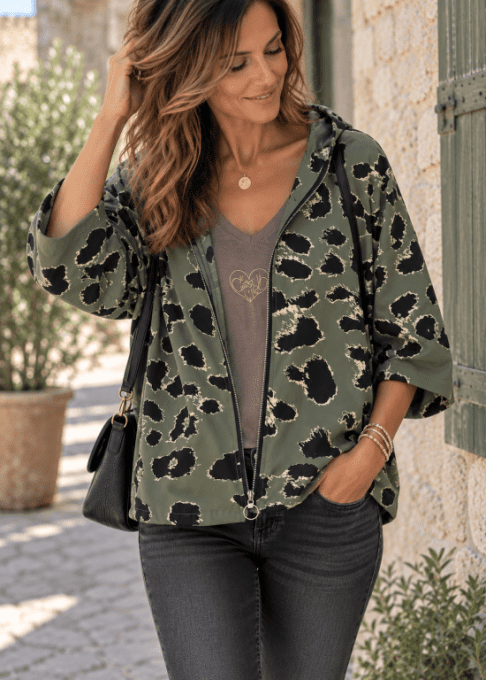 Veste LEOPARD KAKI