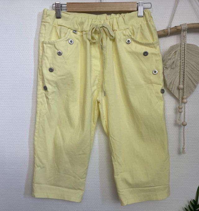 Bermuda SUMMER JAUNE PAILLE