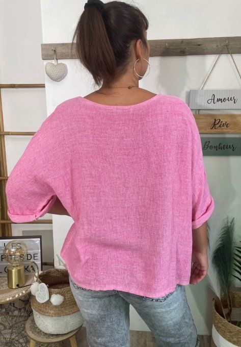 Blouse LEA FUSHIA