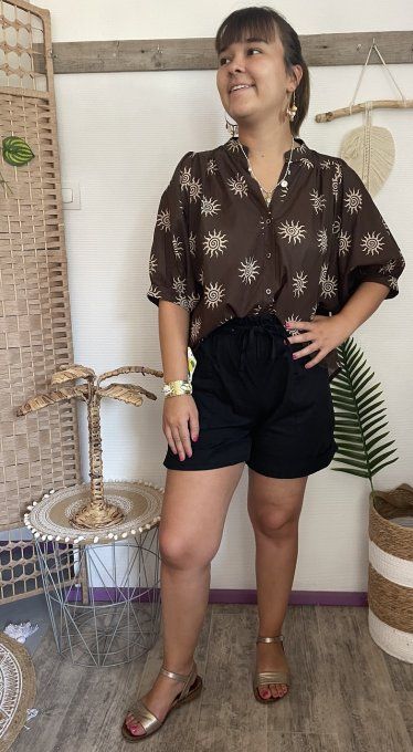 Chemise SOLEIL CHOCOLAT