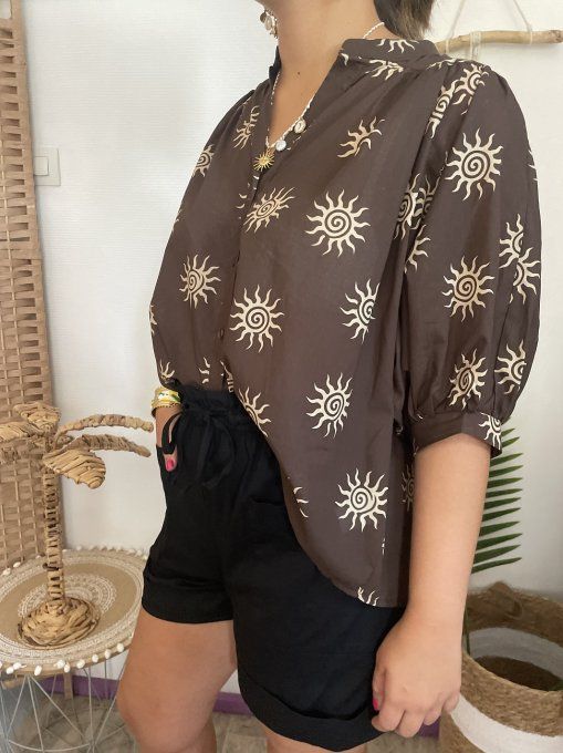 Chemise SOLEIL CHOCOLAT
