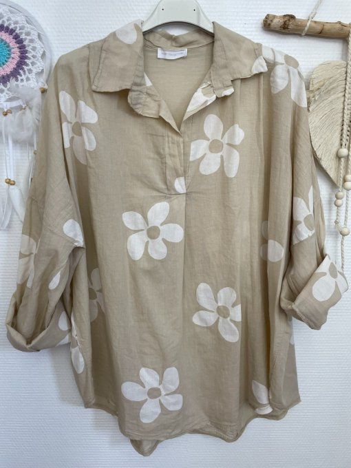 Blouse FLAVIE CAMEL