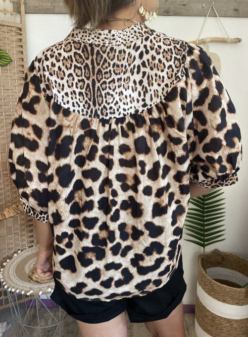 Chemise léopard PALMIER