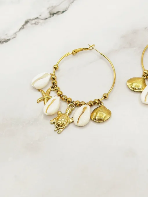 Boucles d'oreilles COQUILLAGES