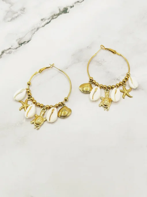 Boucles d'oreilles COQUILLAGES