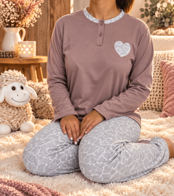 Pyjama petit coeur