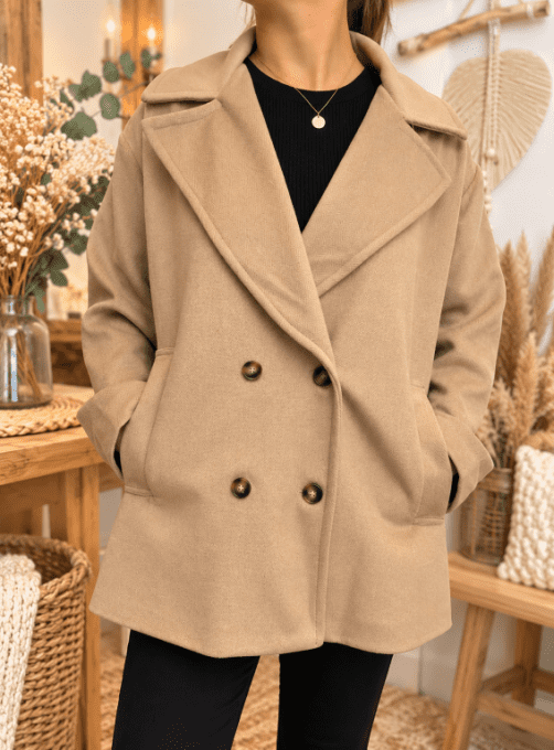 Manteau JENNILY CAMEL