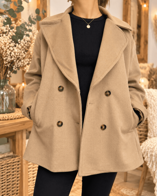Manteau JENNILY CAMEL