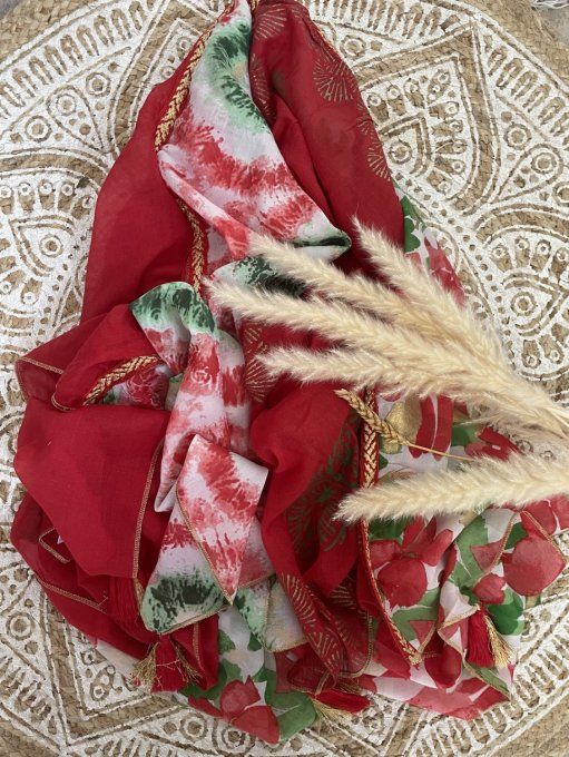 Foulard PATCH rouge