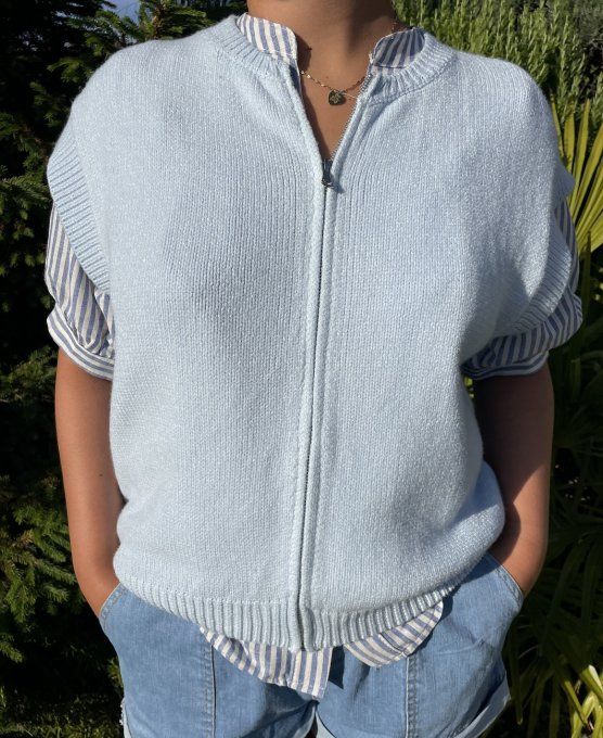 Gilet SPRING BLEU CIEL