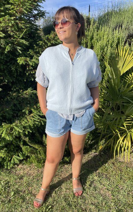 Gilet SPRING BLEU CIEL