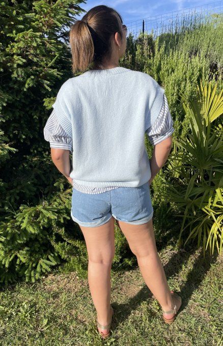 Gilet SPRING BLEU CIEL