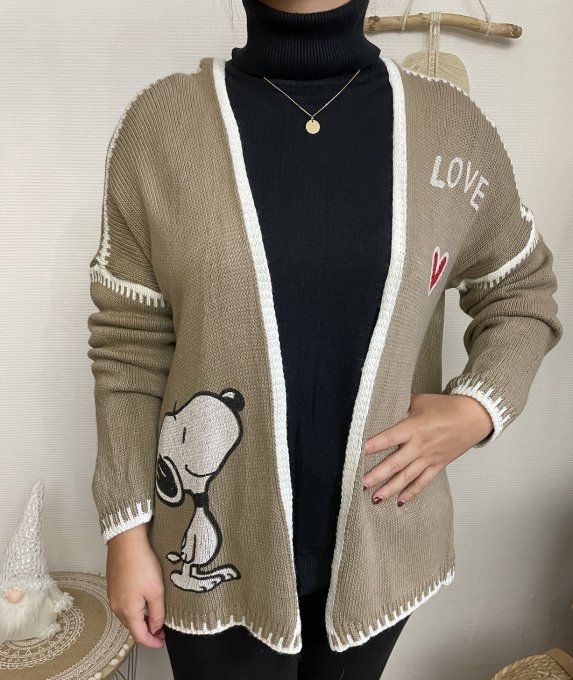 Gilet SNOOPY LOVE 