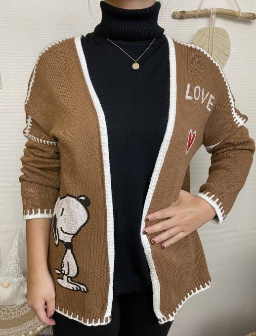 Gilet SNOOPY LOVE 