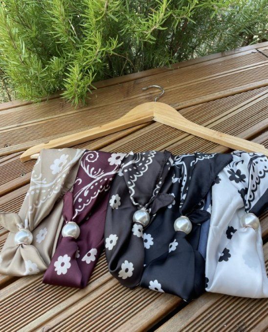 Foulard bijou FLORAKA