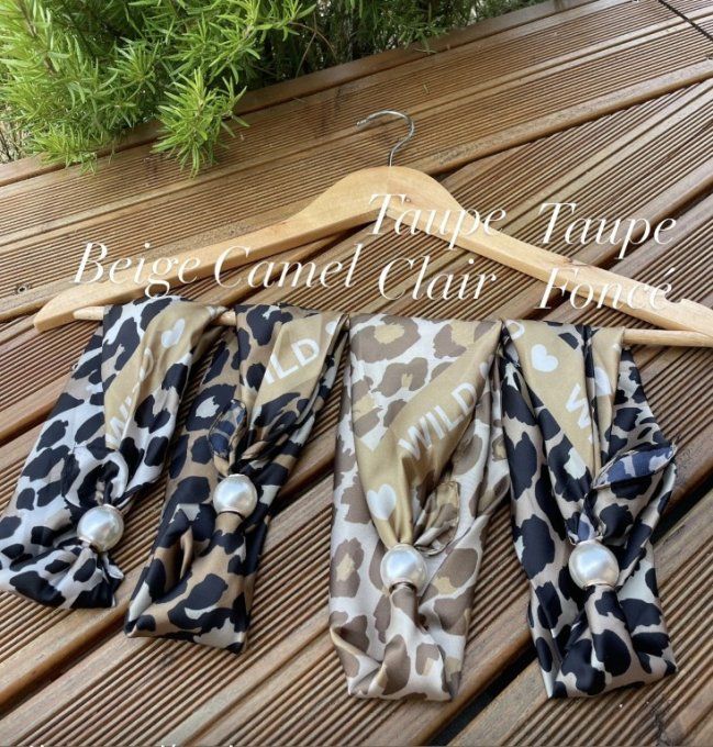 Foulard bijou LEOPARD