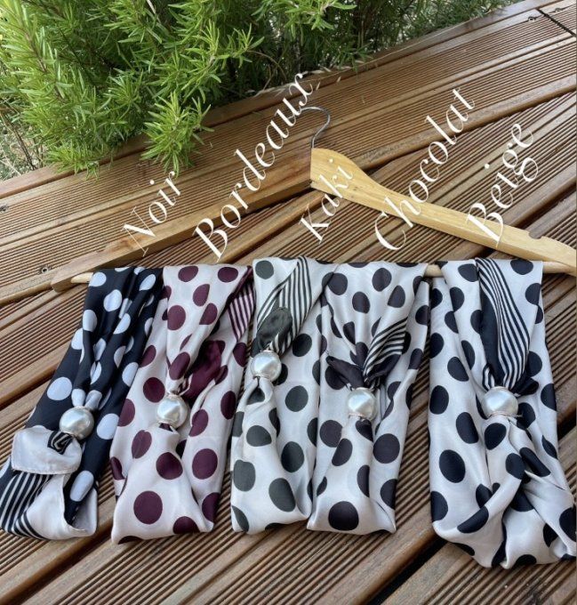 Foulard bijou POIS