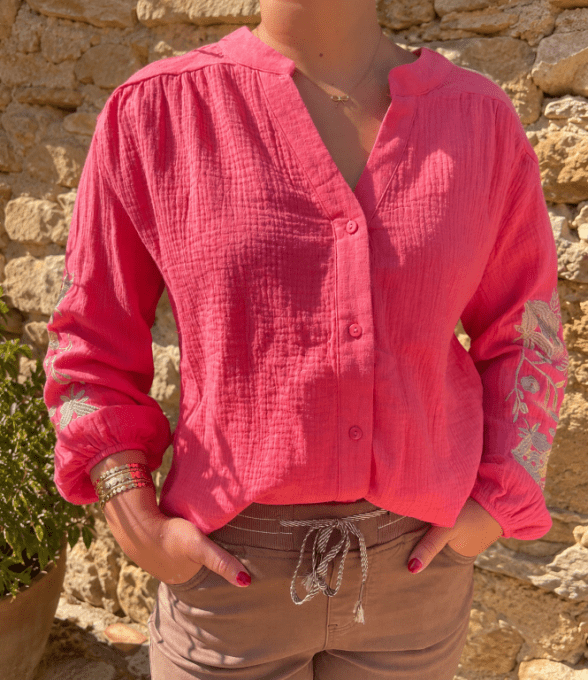 Blouse MELIE CORAIL
