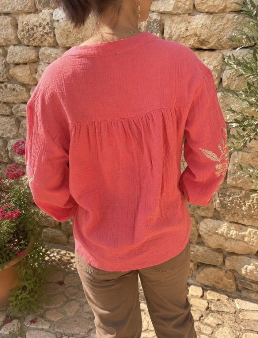 Blouse MELIE CORAIL