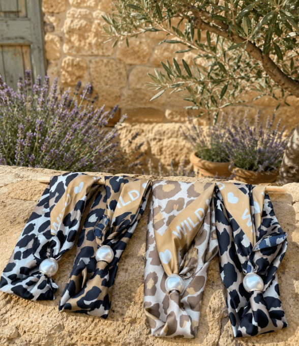Foulard bijou LEOPARD