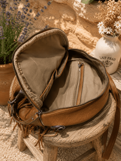 Sac à dos franges CAMEL