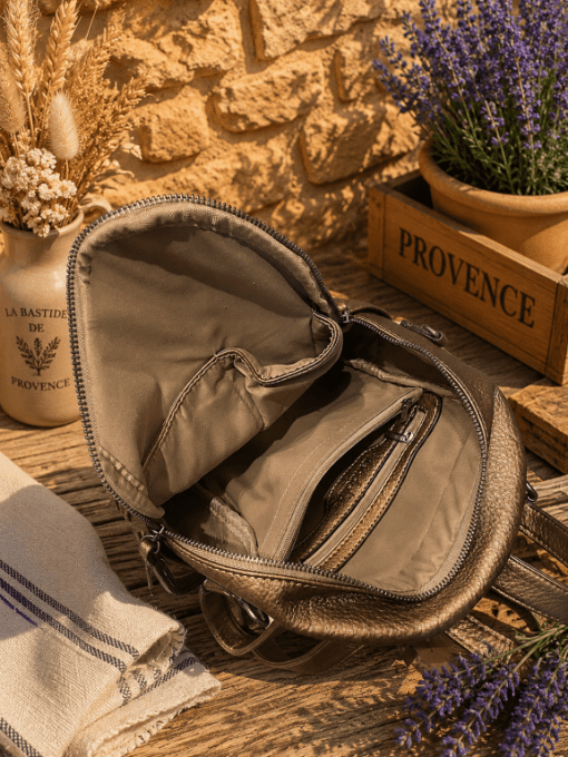 Sac à dos franges BRONZE