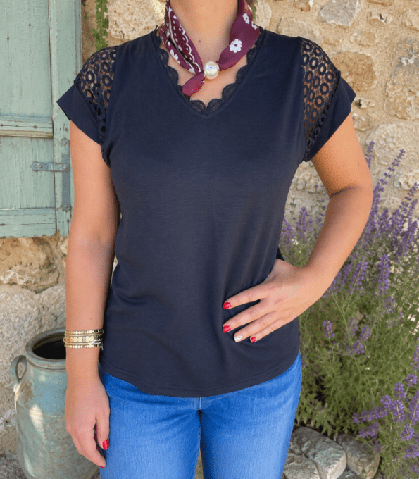 Foulard bijou FLORAKA