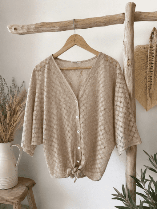 Blouse/Gilet BEIGE