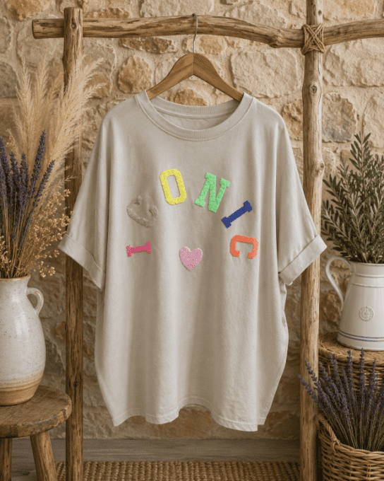 Sweat ICONIC COEUR BEIGE