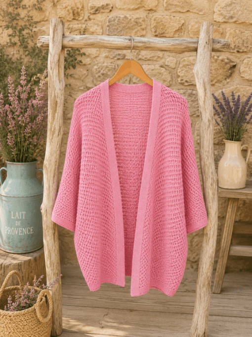 Gilet rose ETOILE
