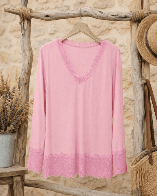 Sous-pull rouleau dentelle TU 34 au 42/44