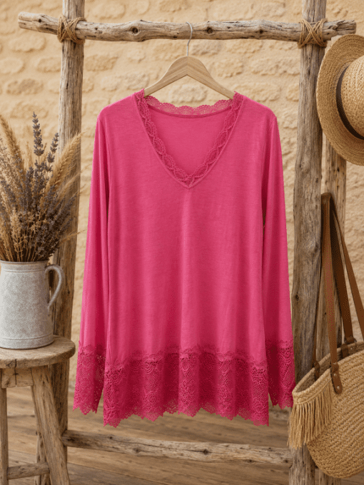 Sous-pull rouleau dentelle TU 34 au 42/44