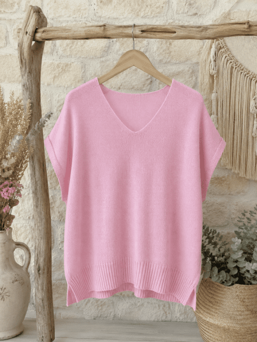 Pull sans manches ROSE