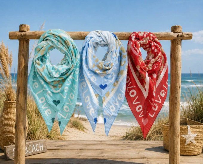 Foulard GAZE DE COTON
