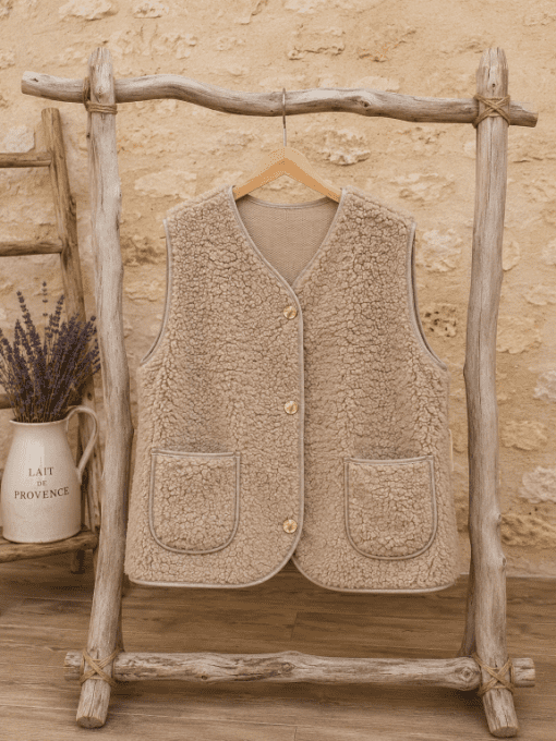 Gilet MOUMOUTE BEIGE UNI