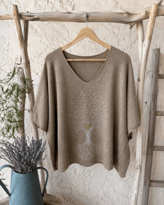 Pull ARBRE DE VIE CAMEL