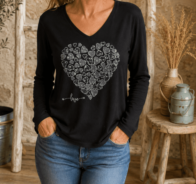 Pull LOVE NOIR
