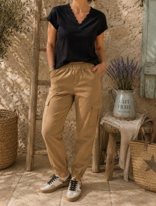 Pantalon CARGO CAMEL