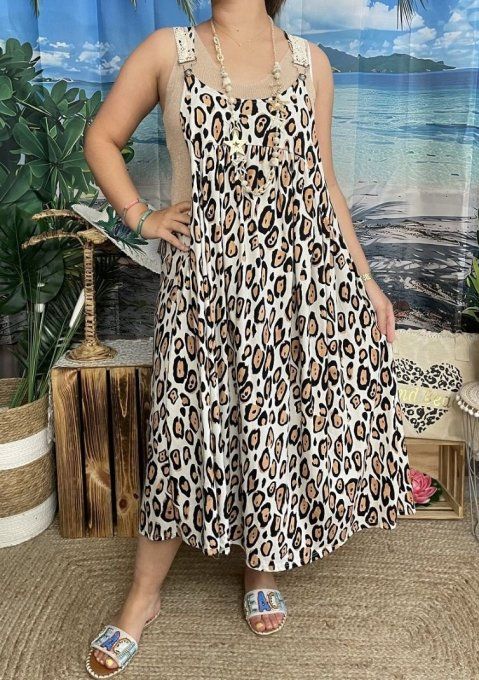 Robe salopette LEOPARD 