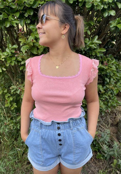 Tee-shirt KAREN SAUMON         