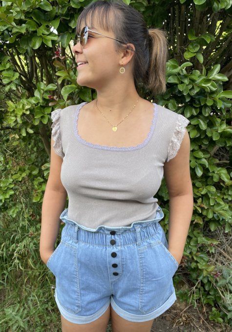 Tee-shirt KAREN TAUPE   