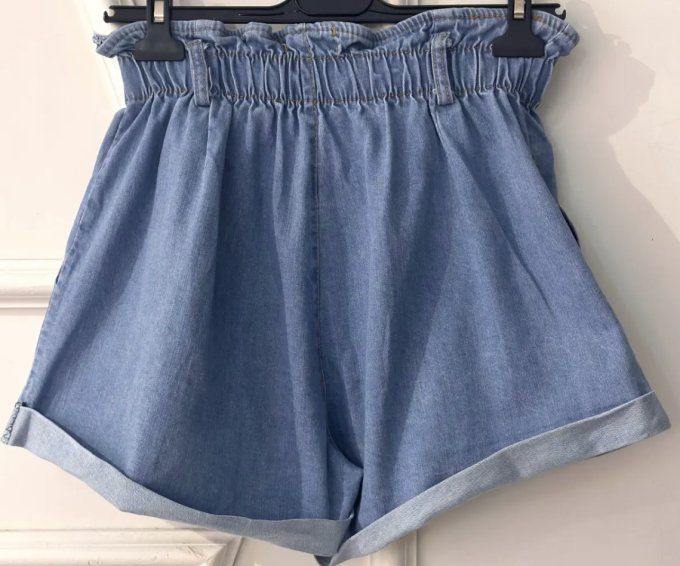 Short BLEU JEAN