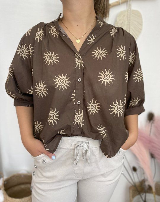 Chemise SOLEIL CHOCOLAT