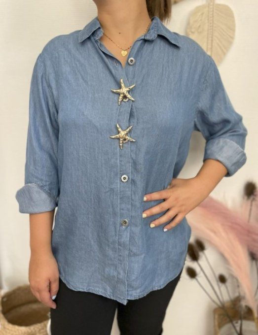Chemise JEAN TENCEL 36/42