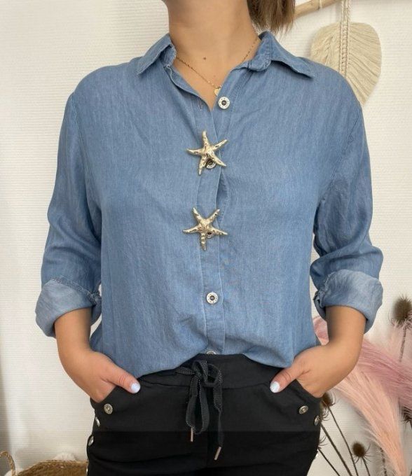 Chemise JEAN TENCEL 36/42