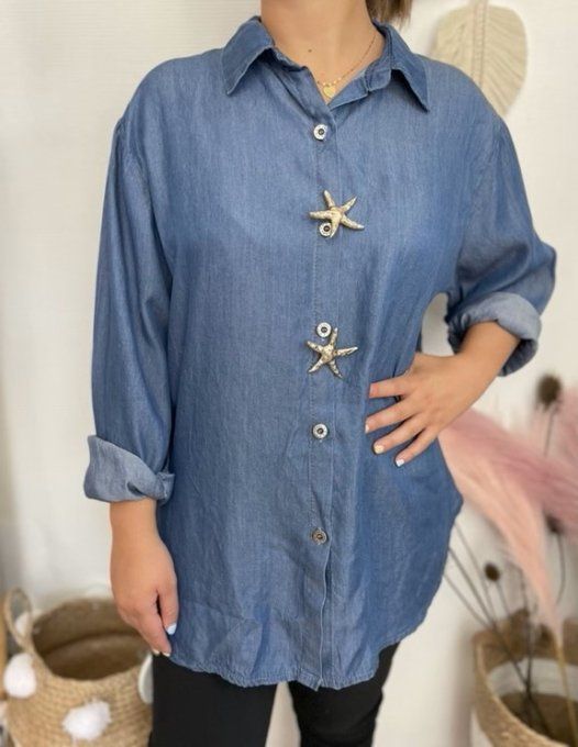 Chemise JEAN TENCEL 42/48