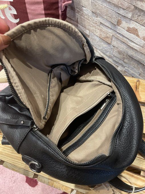 Sac à dos franges NOIR